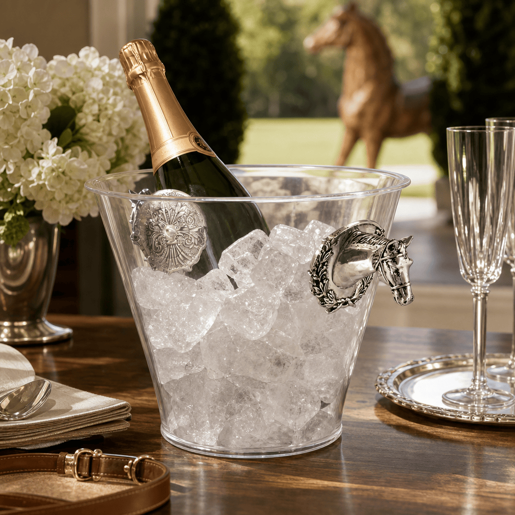 Arthur Court Horse - Head Handle Acrylic Ice Bucket