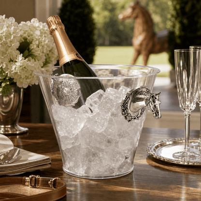 Arthur Court Horse - Head Handle Acrylic Ice Bucket