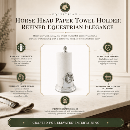 Arthur Court Designs - Horse Head Paper Towel Holder