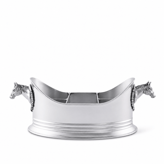 Arthur Court Designs - Horse Head Silverware Caddy