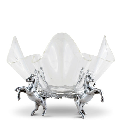 Arthur Court Designs - Horse Stand Acrylic Bowl 11