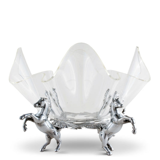 Arthur Court Designs - Horse Stand Acrylic Bowl 11
