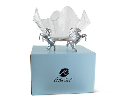 Arthur Court Designs - Horse Stand Acrylic Bowl 11