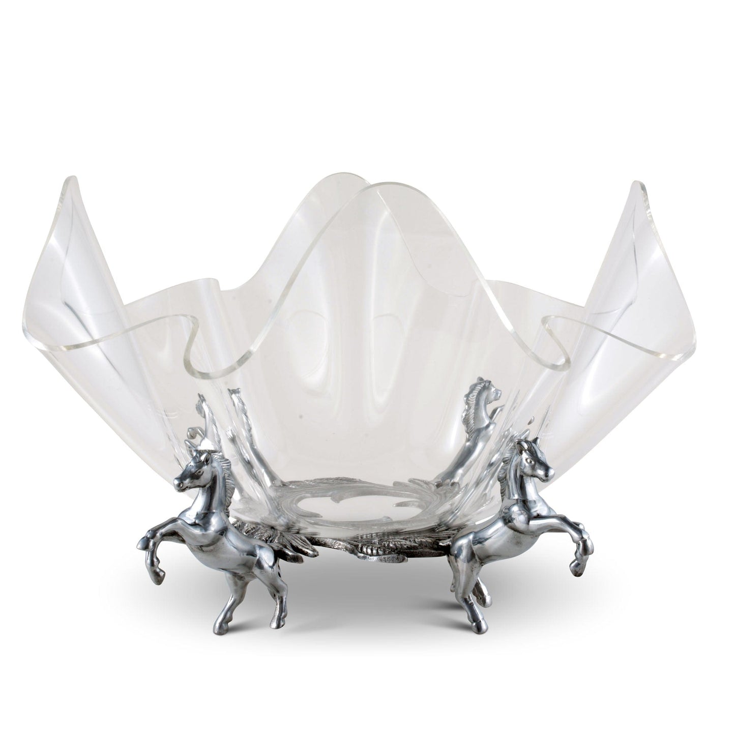 Arthur Court Designs - Horse Stand Acrylic Bowl 14