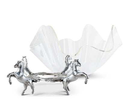 Arthur Court Designs - Horse Stand Acrylic Bowl 14