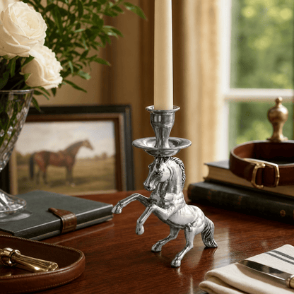 Arthur Court Designs - Rearing Horse Candlestick