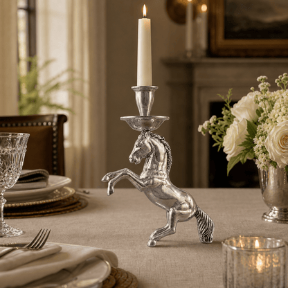 Arthur Court Designs - Rearing Horse Candlestick