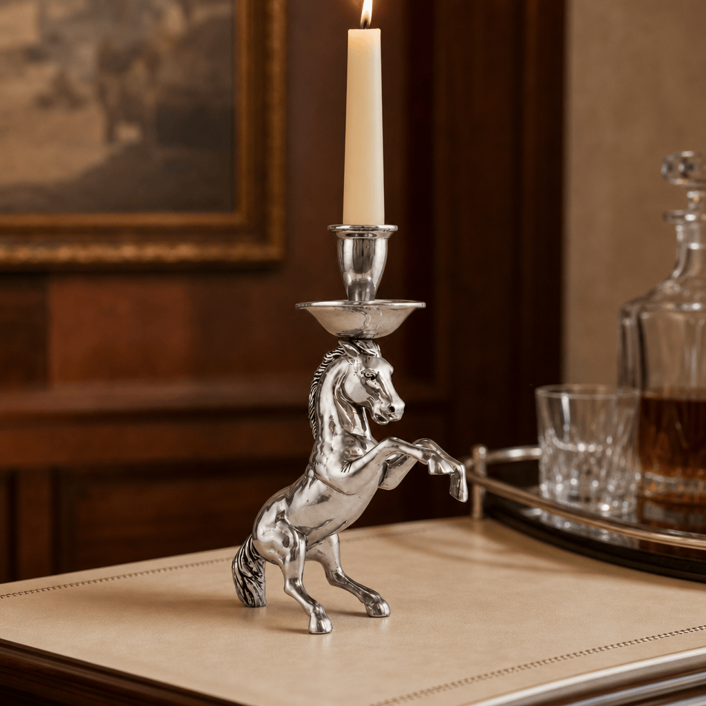 Arthur Court Designs - Rearing Horse Candlestick