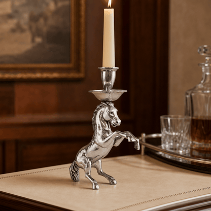 Arthur Court Designs - Rearing Horse Candlestick