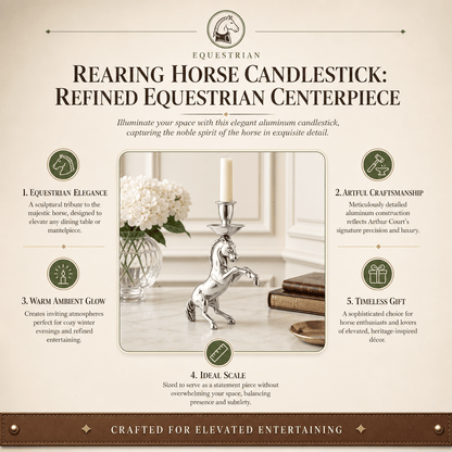 Arthur Court Designs - Rearing Horse Candlestick