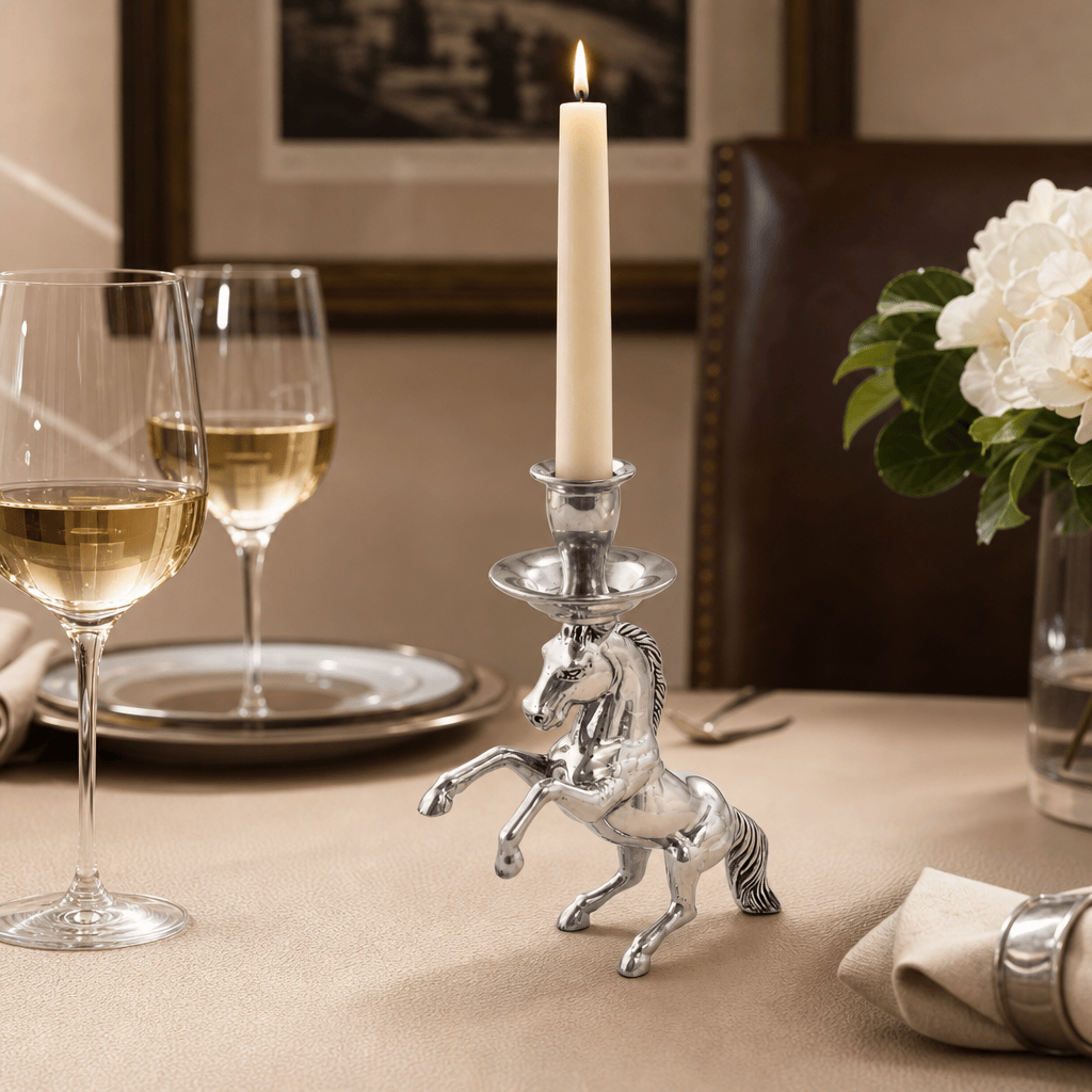 Arthur Court Designs - Rearing Horse Candlestick