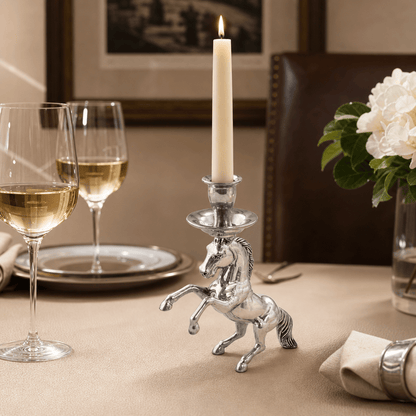 Arthur Court Designs - Rearing Horse Candlestick