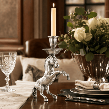 Arthur Court Designs - Rearing Horse Candlestick