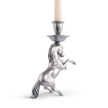 Arthur Court Designs - Rearing Horse Candlestick