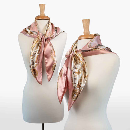 Urban Equestrian  Aurélie- Stylized Equestrian Scarf in Primrose