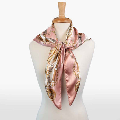 Urban Equestrian  Aurélie- Stylized Equestrian Scarf in Primrose