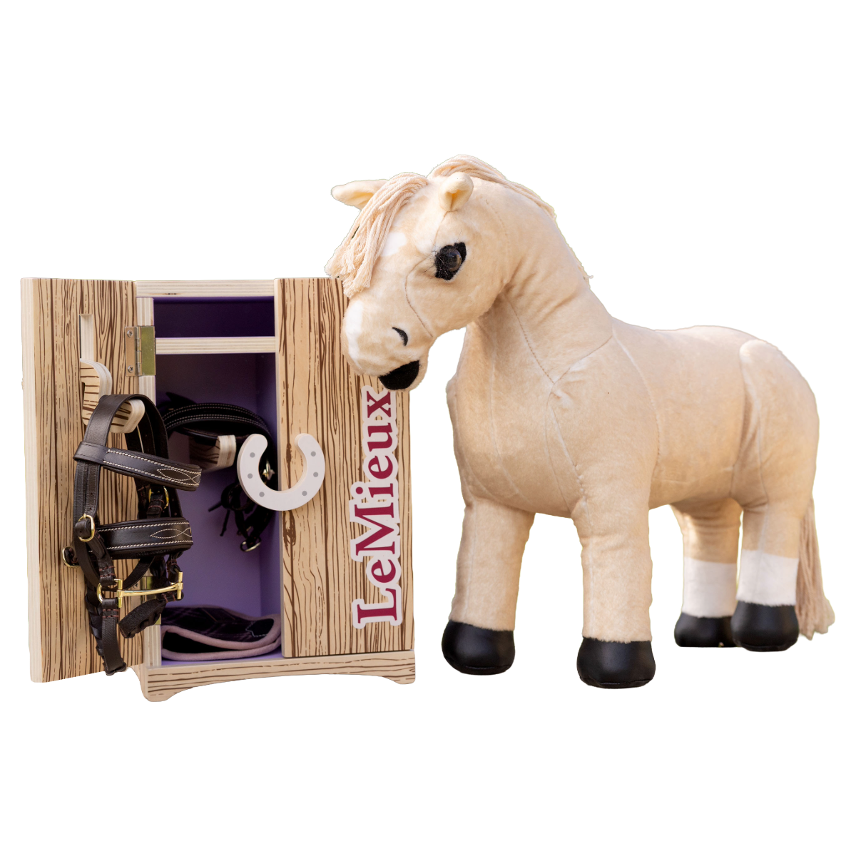 LeMieux Toy Pony Tack Locker-Wooden-Model View