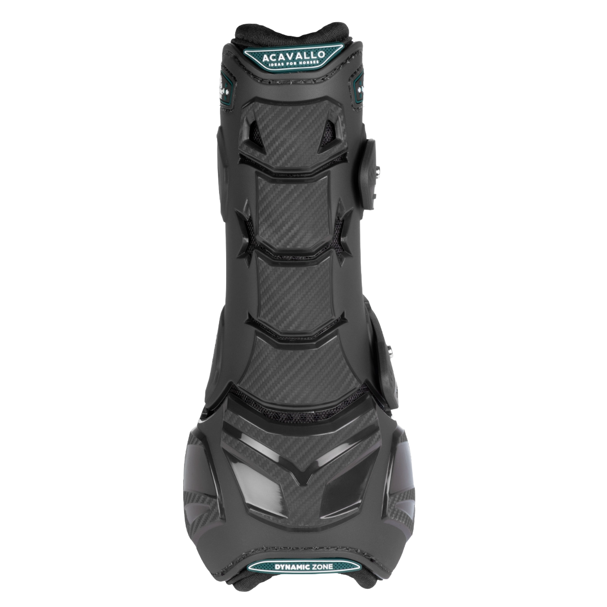 Acavallo Skeleton Dynamic Zone Tendon Boot-Black-Front View
