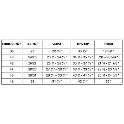 Equiline ATIRK Women's Knee Grip Breeches in 4 Seasons B-Move