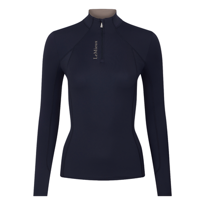 LeMieux Women's Classique Base Layer - Navy - Front View