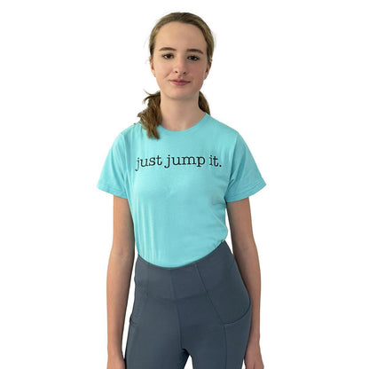 Equine & Design Youth "Just Jump It" Short Sleeve Shirt