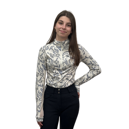 Kastel Women's Long Sleeve 1/4 Zip Sun Shirt