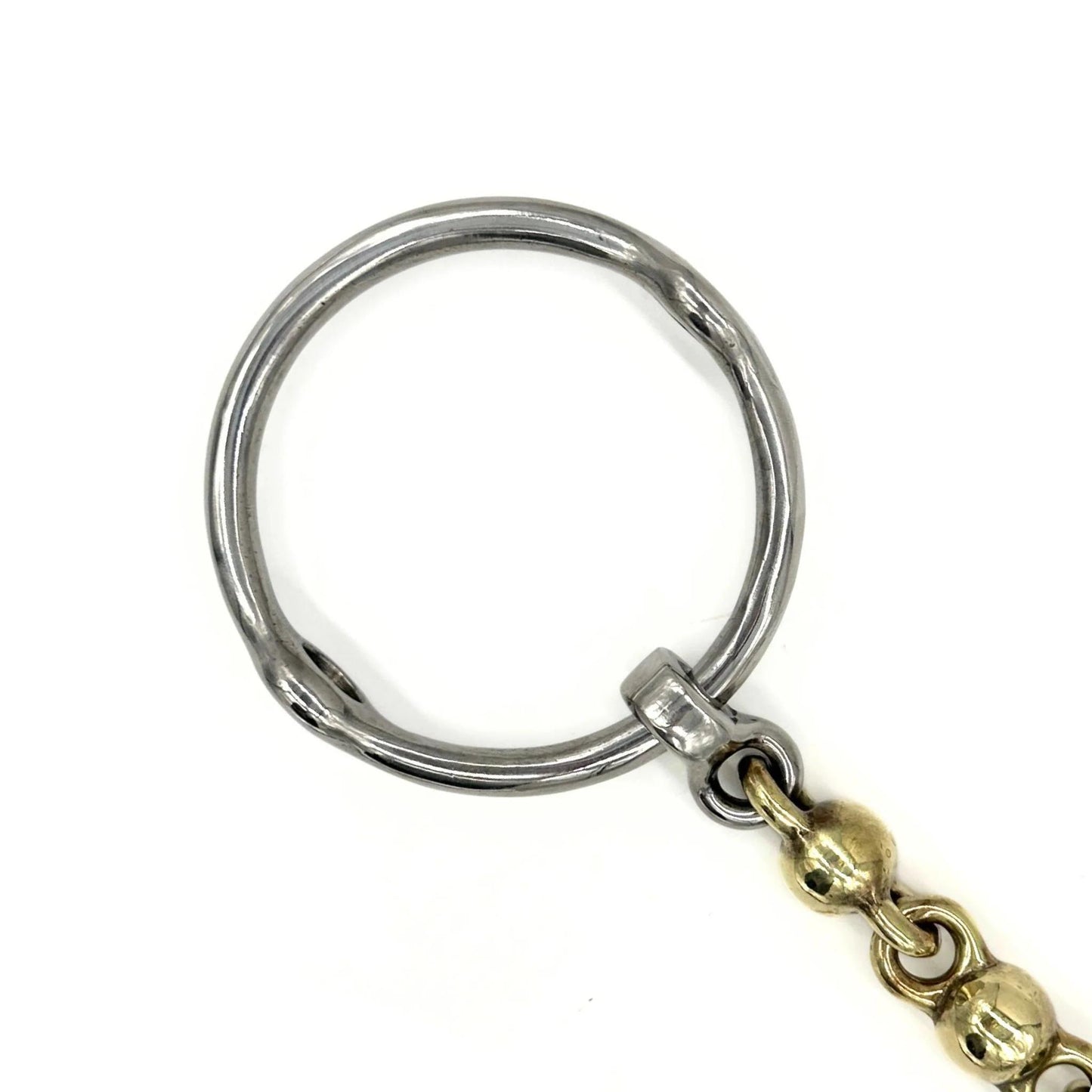 Jake Adams Brass Waterford Loose Ring Gag Bit