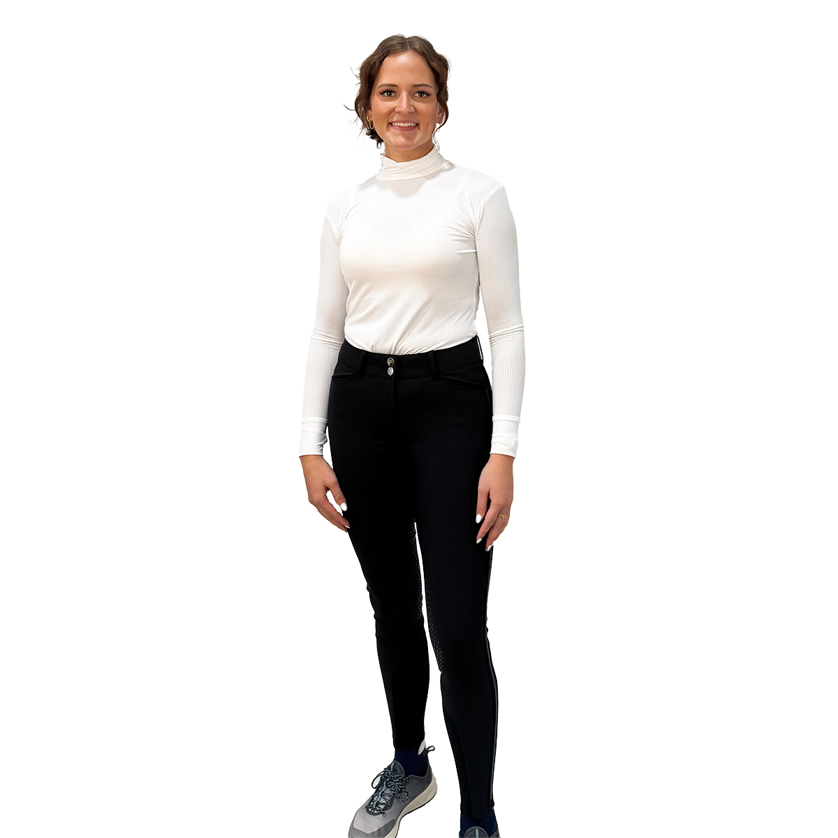 Equiline Women's Grelbikh High Waisted Knee Grip Breech