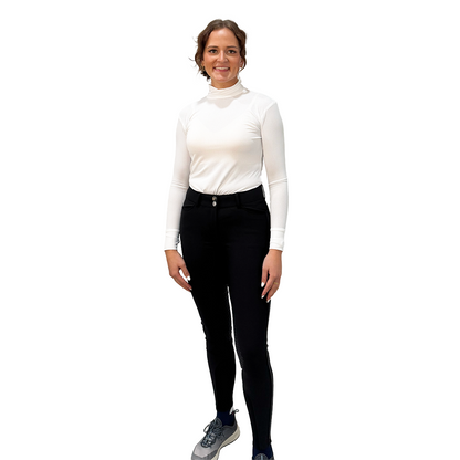 Equiline Women's Grelbikh High Waisted Knee Grip Breech