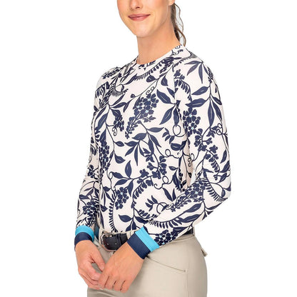 Kastel Gardenia Climbing Vine Long Sleeve Crewneck