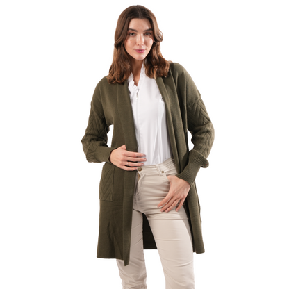 Welligogs Women's Cable Knit Cardigan