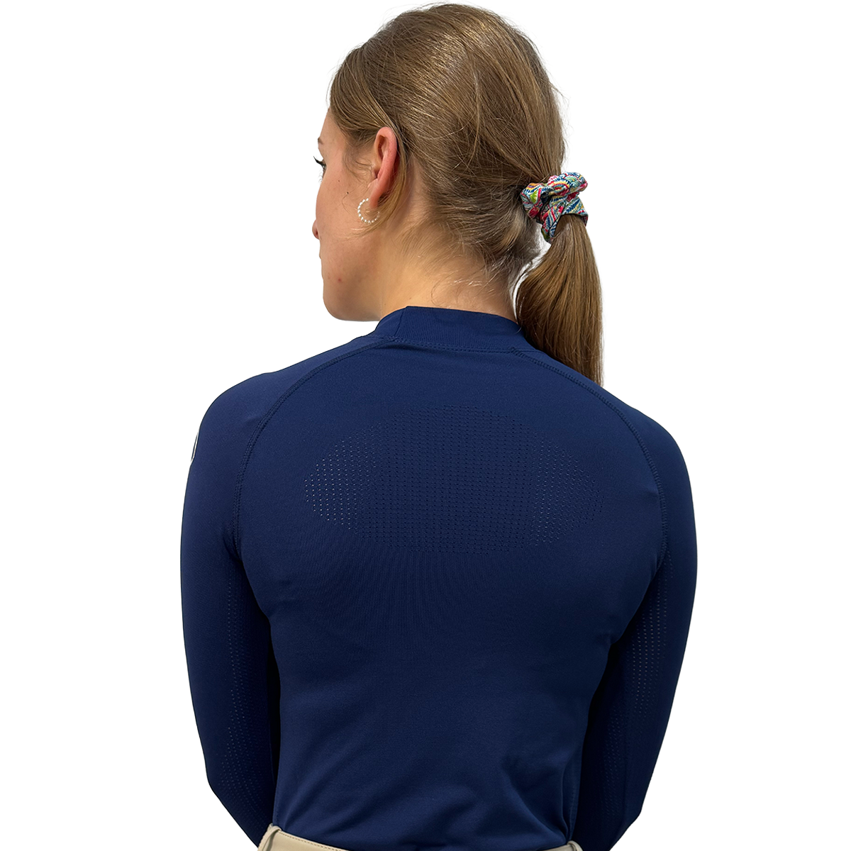 Equiline Women's Ceam Seamless Long Sleeve Polo