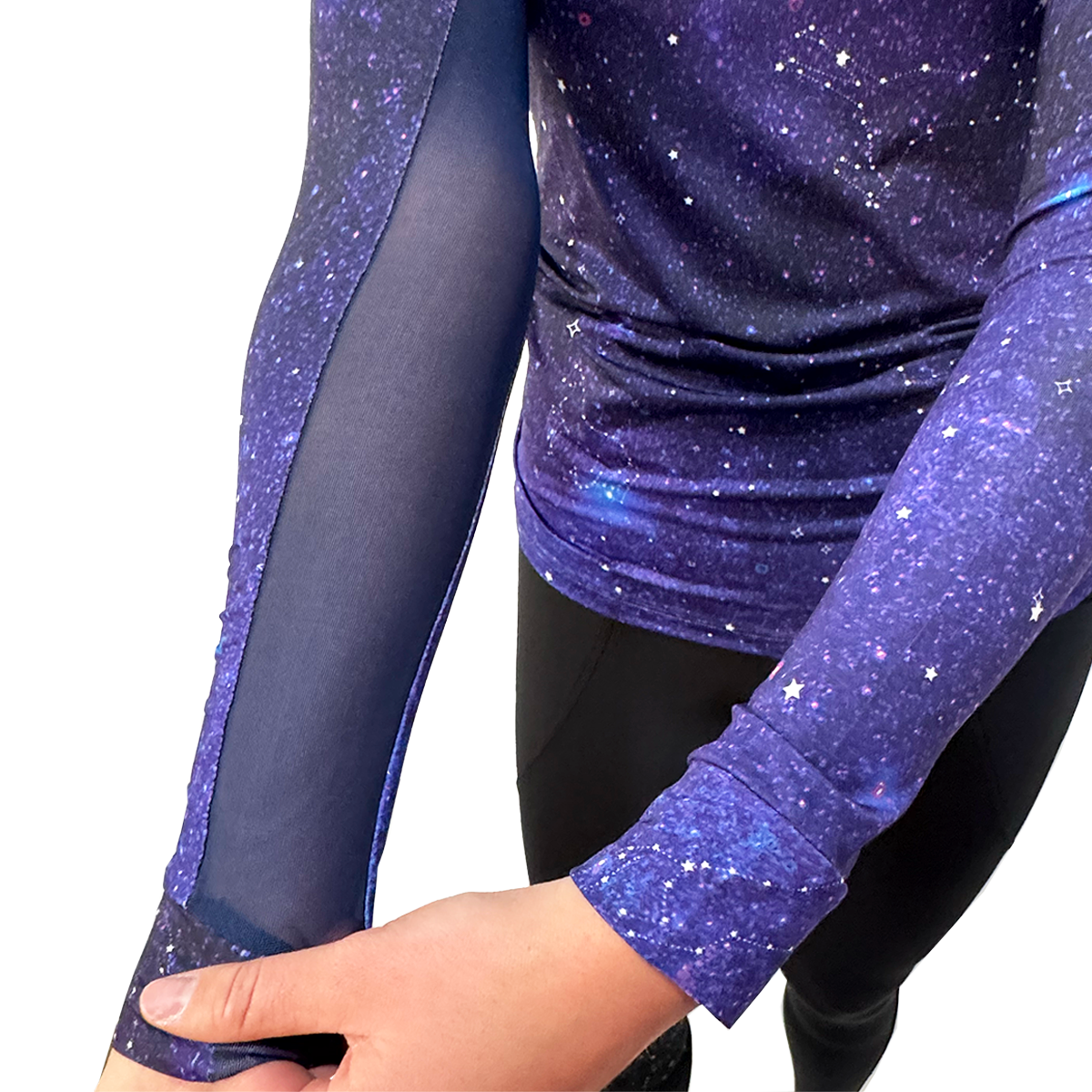 Dapplebay Constellation 1/4 Zip Light Riding Top