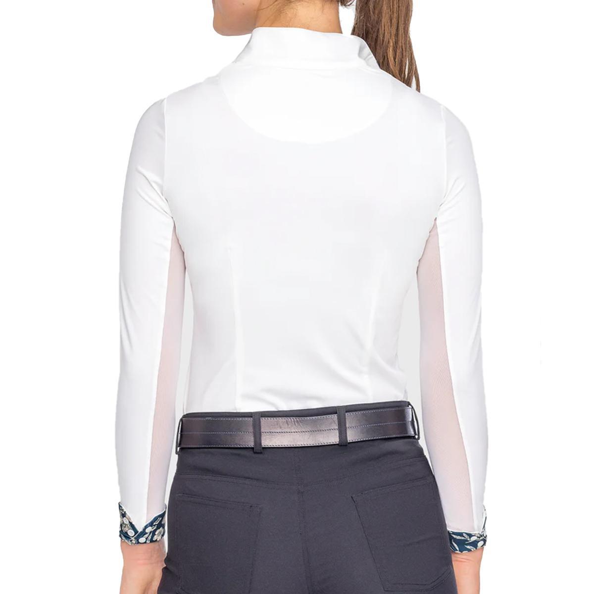 Kastel Long Sleeve Quarter Zip Tailored Show Shirt