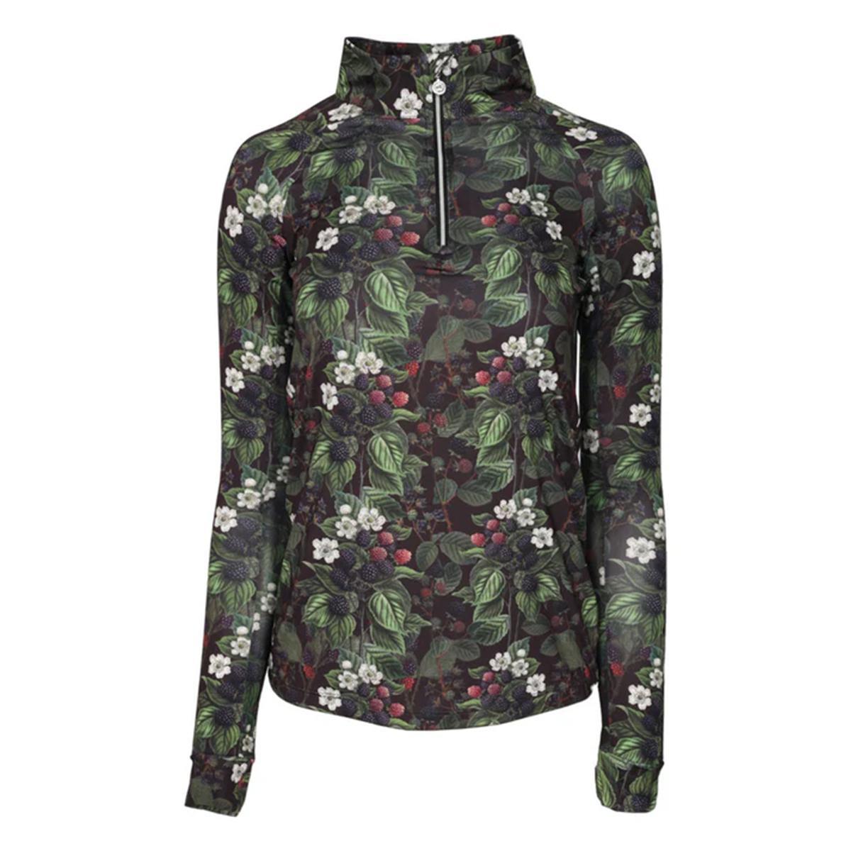 Dapplebay Women's Blackberry Daze 1/4 Zip Riding Top