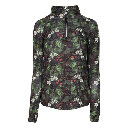 Dapplebay Women's Blackberry Daze 1/4 Zip Riding Top