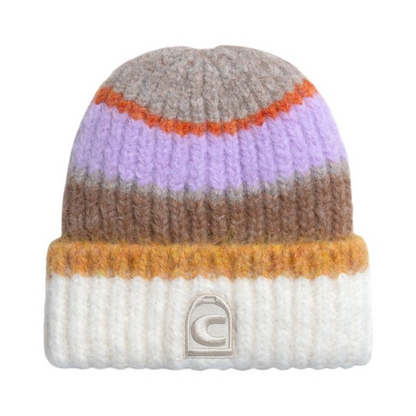 Cavallo Women's Cavalduni Knitted Hat-Sand Stone-Front View