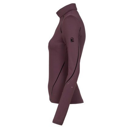 Cavallo Women's Cavaldesa Long Sleeve Turtleneck-Dusty Plum-Side View