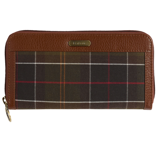 Barbour Daphne Tartan Purse, classic tartan, front view