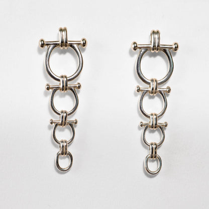 Urban Equestrian  Bocara - Horse Bit Equestrian Link Bracelet in Silver