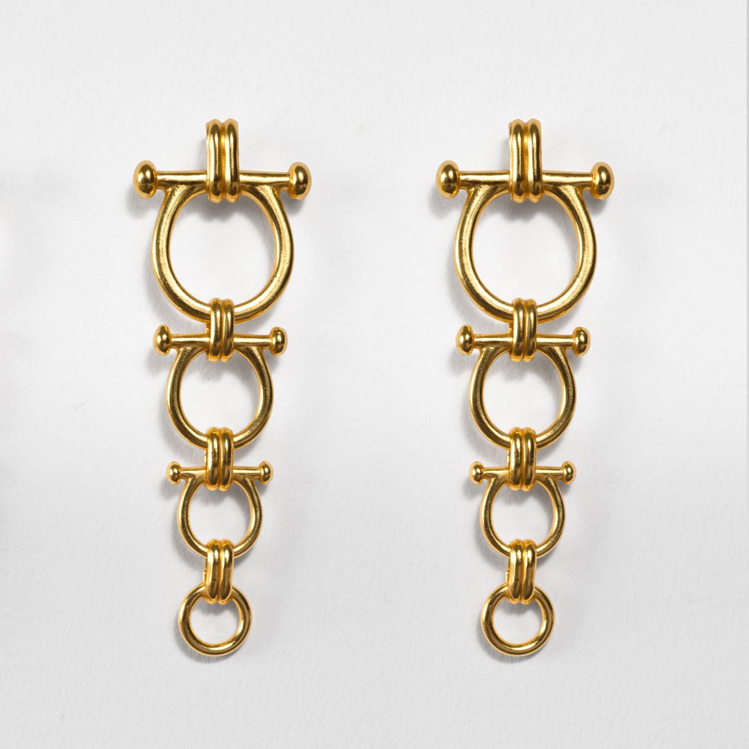 Bocara - Horse Bit Equestrian Wrist Cuff in Gold