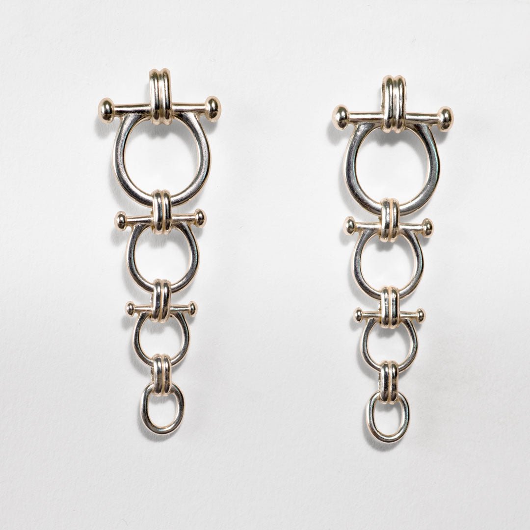 Urban Equestrian  Bocara - Horse Bit Equestrian Wrist Cuff in Silver