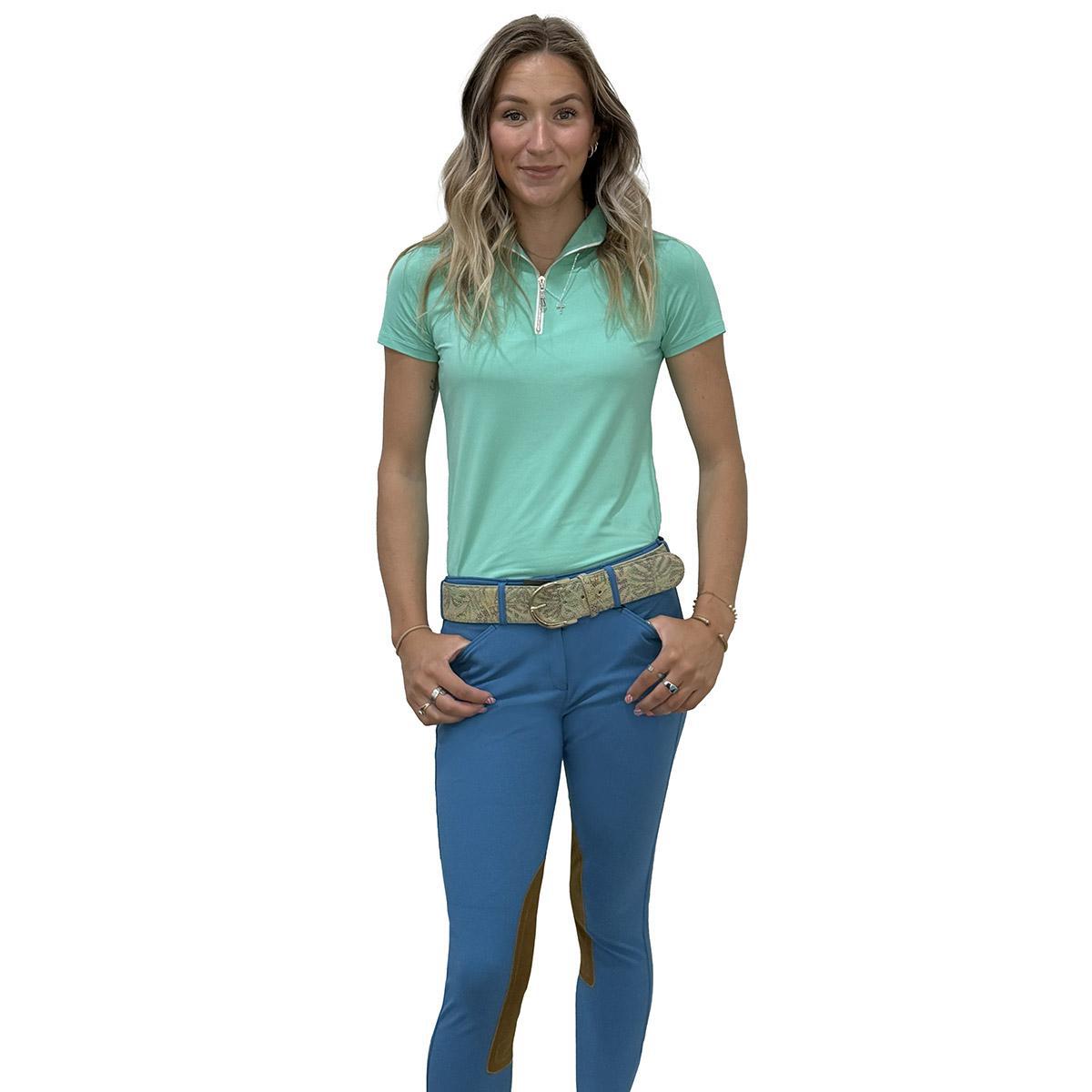 Tailored Sportsman Low Rise Front Zip Vintage Knee Patch Breeches