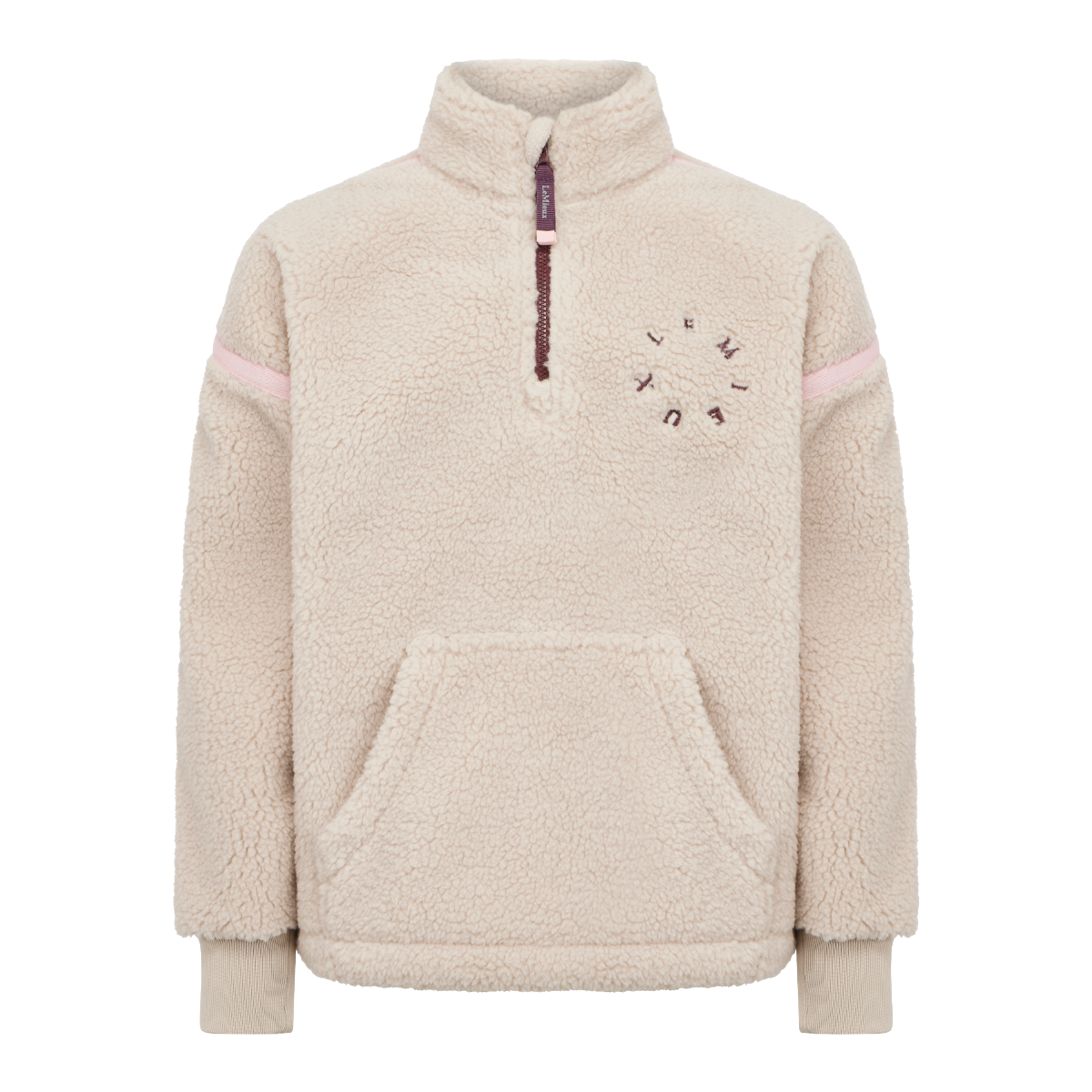 LeMieux Young Rider Jody Teddy Fleece - Stone - Front View