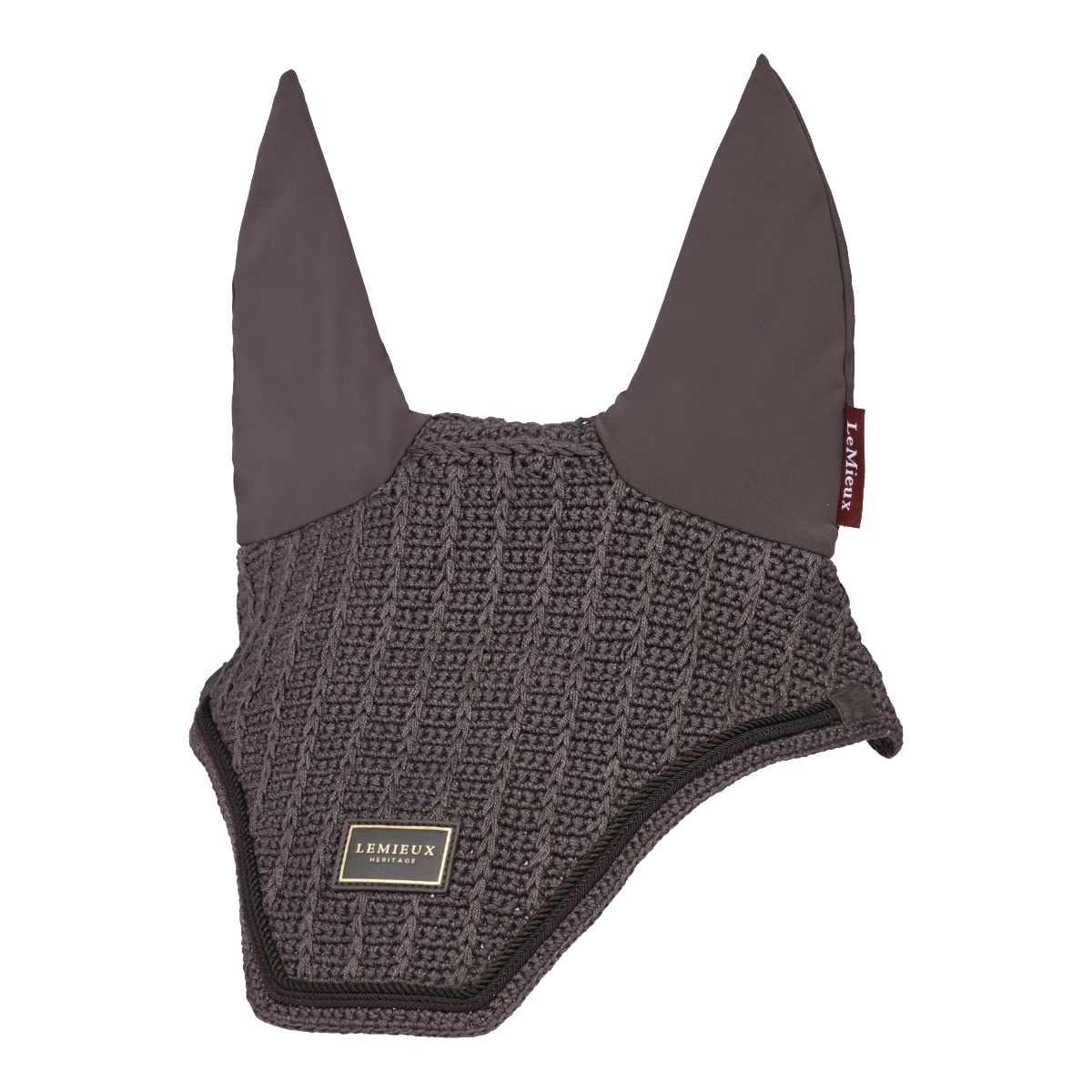 LeMieux Heritage Fly Hood-Cocoa-Front View