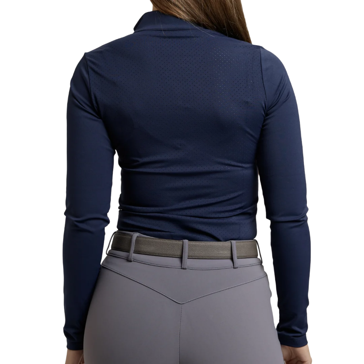 TKEQ Women's Logan Perforated Long Sleeve Competition Top