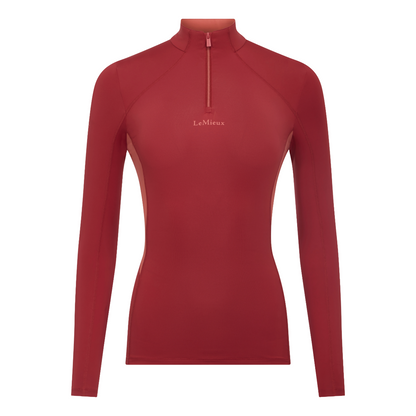 LeMieux Women's Classique Base Layer - Russet - Front View