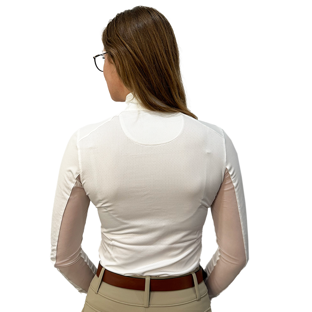 Essex Classics Ladies Tryon Talent Yarn Wrap Collar Long Sleeve Show Shirt