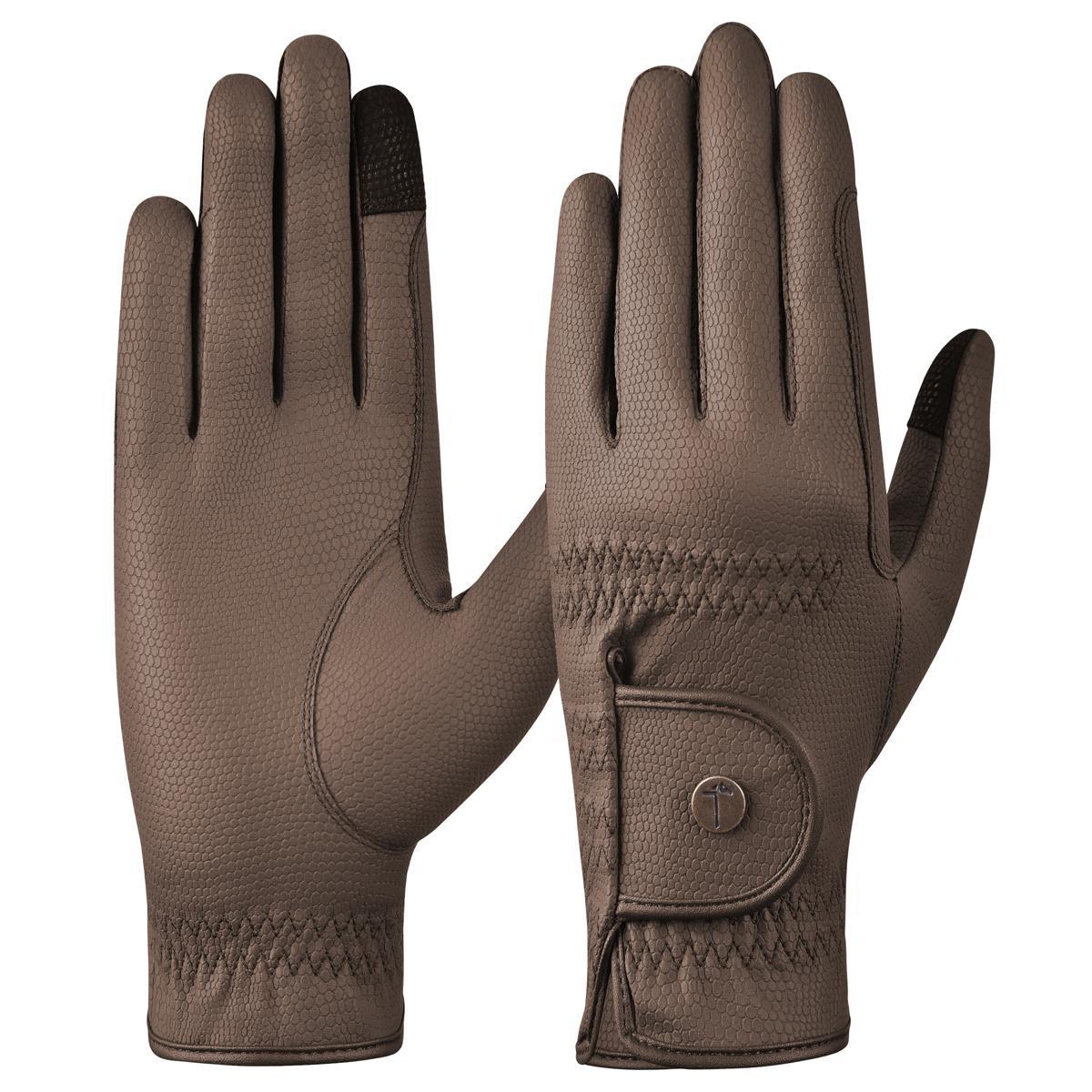 truckerin yvette handschuhe Jake Adams Equestrian Tactiq Model G Show Gloves- Black- Size 10