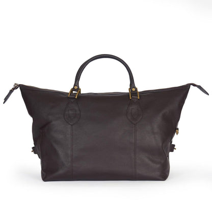 Barbour Leather Medium Travel Holdall